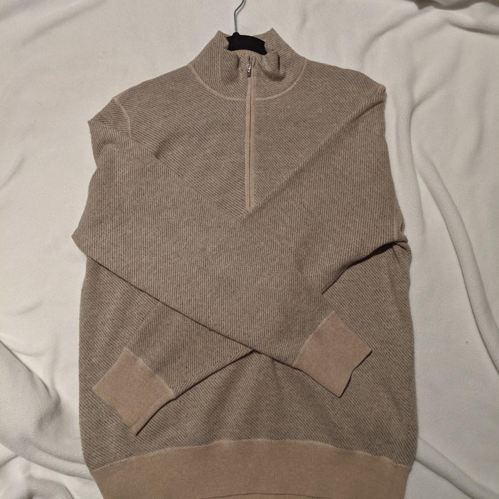 Loro Piana roadster light 1/4 zip Cashmere - Picture 4 of 4